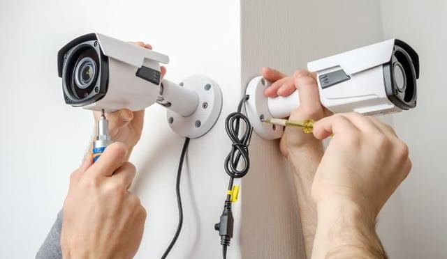 CCTV camera setup by AFRA Electrician